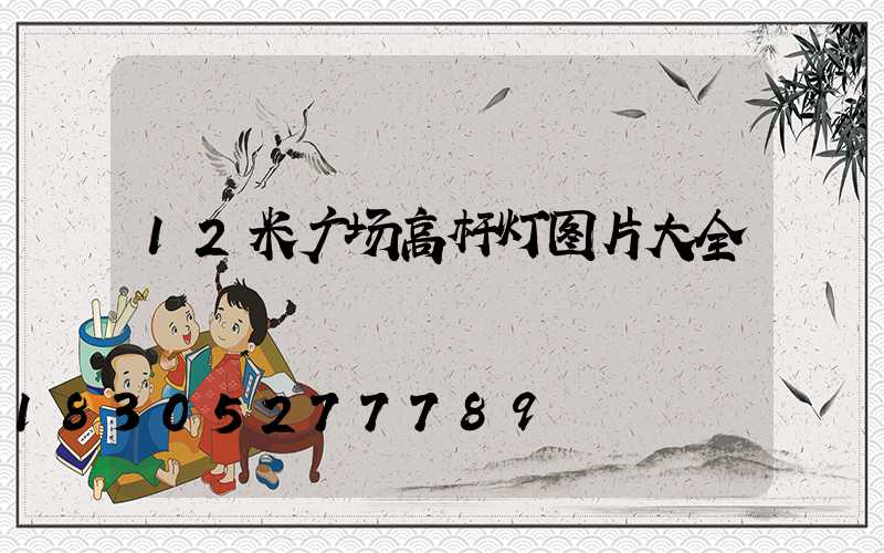 12米广场高杆灯图片大全