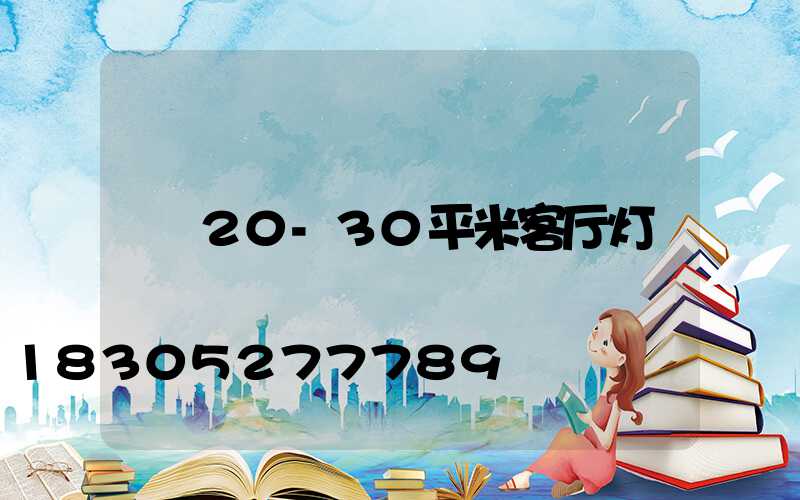 20-30平米客厅灯