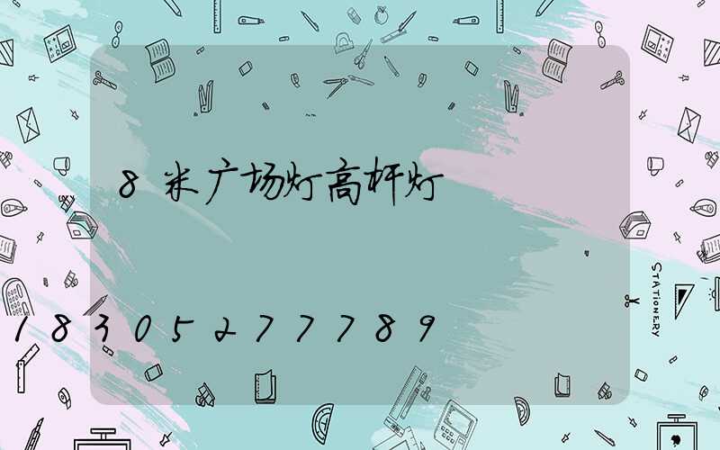 8米广场灯高杆灯
