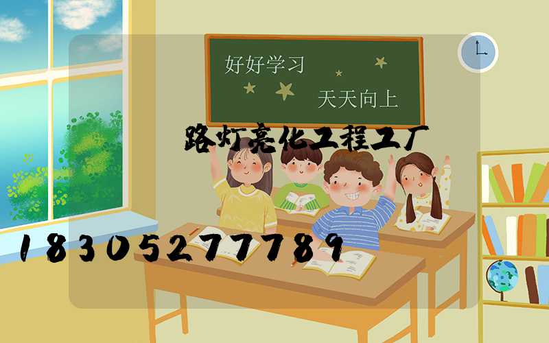 led路灯亮化工程工厂