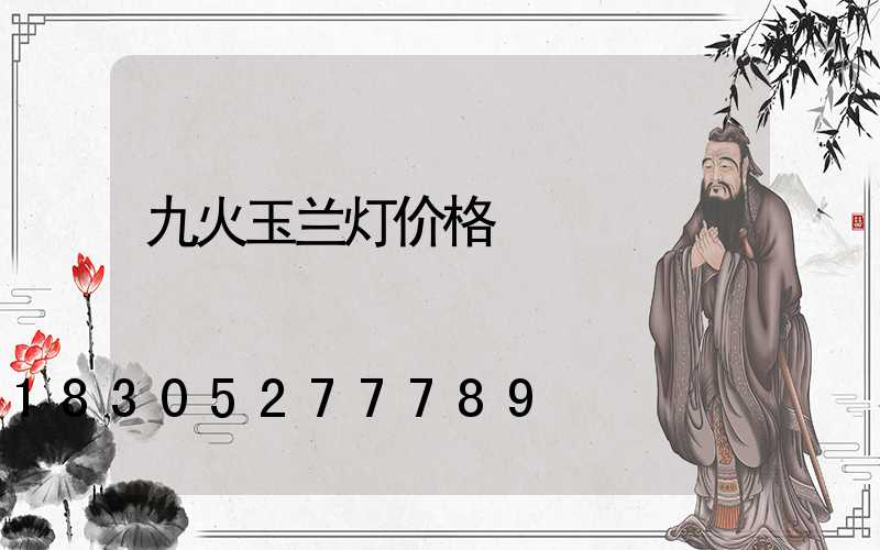 九火玉兰灯价格