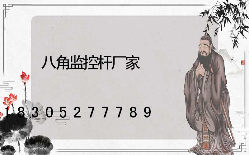 八角监控杆厂家