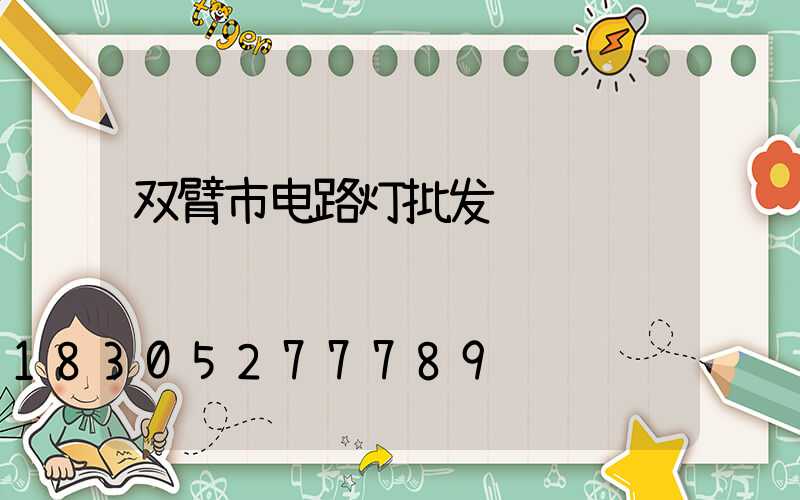 双臂市电路灯批发