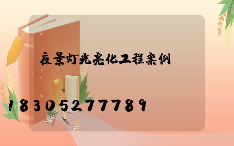 夜景灯光亮化工程案例