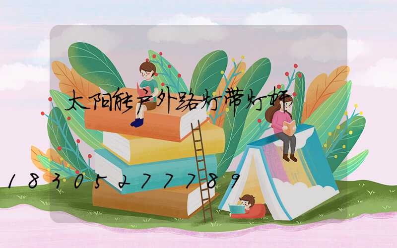 太阳能户外路灯带灯杆