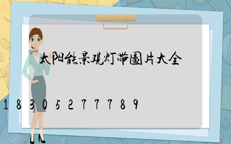 太阳能景观灯带图片大全