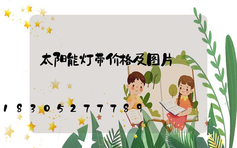 太阳能灯带价格及图片