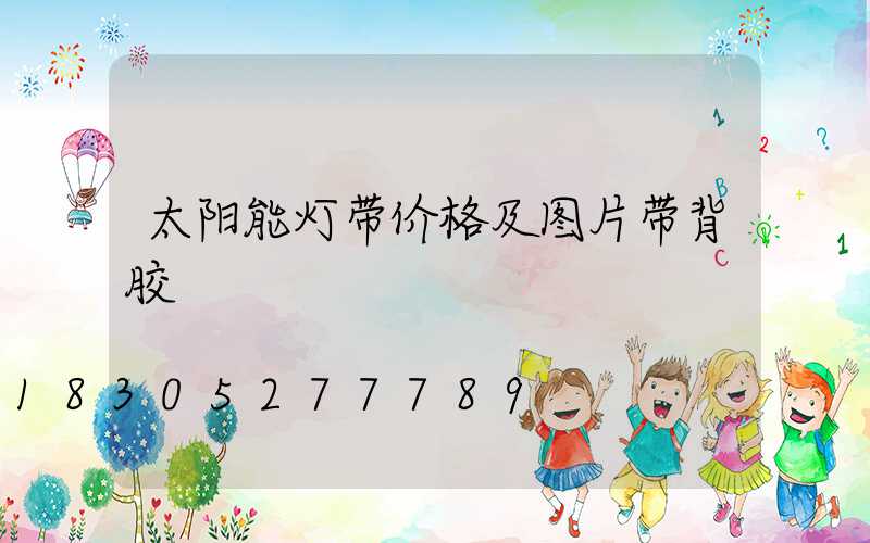 太阳能灯带价格及图片带背胶
