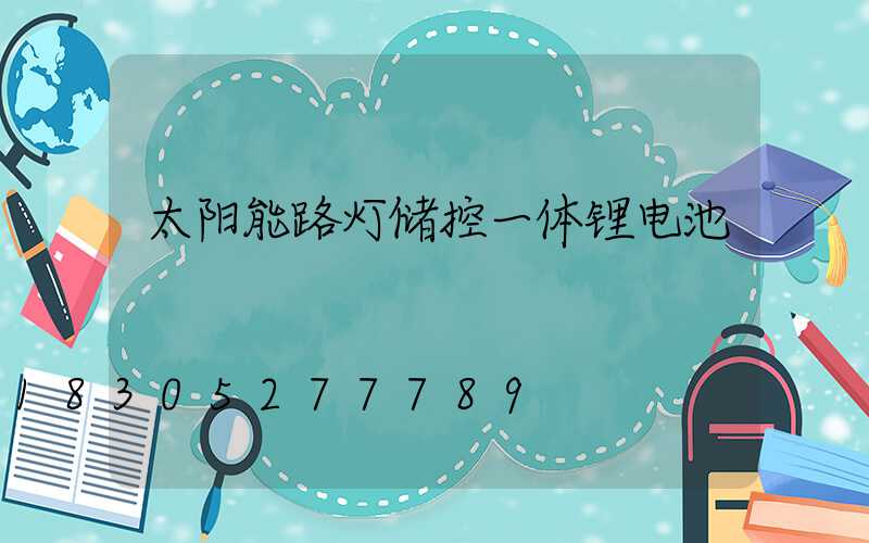 太阳能路灯储控一体锂电池