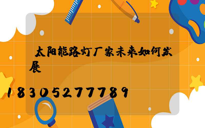 太阳能路灯厂家未来如何发展