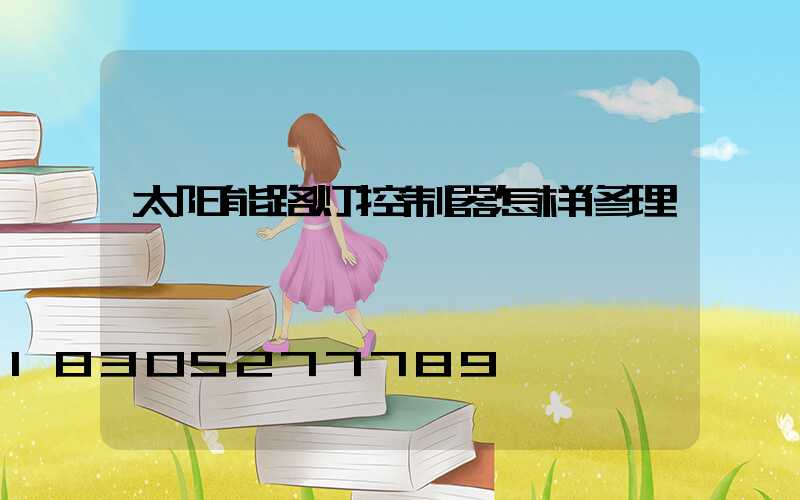 太阳能路灯控制器怎样修理