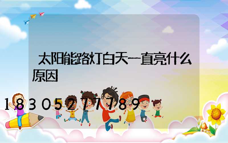 太阳能路灯白天一直亮什么原因
