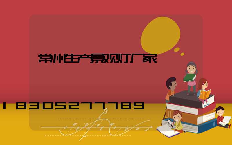 常州生产景观灯厂家