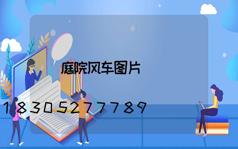 庭院风车图片
