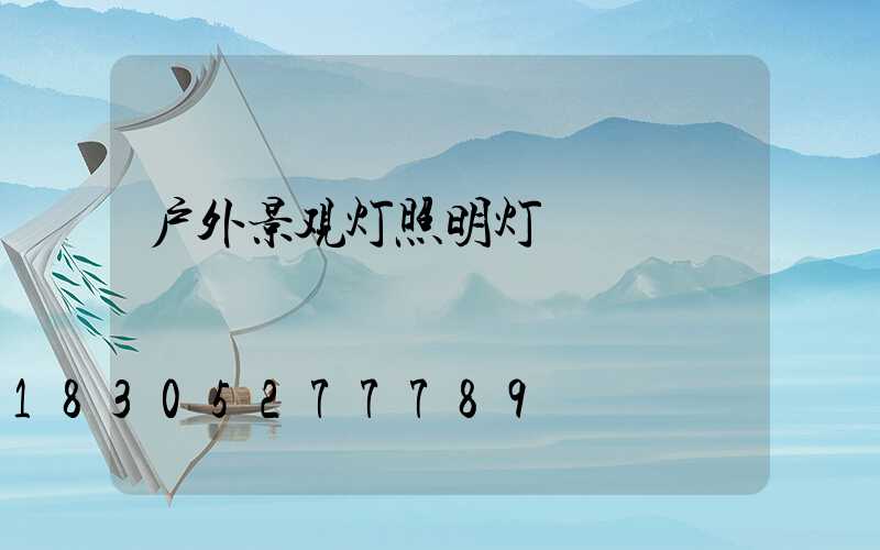 户外景观灯照明灯