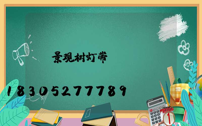 景观树灯带