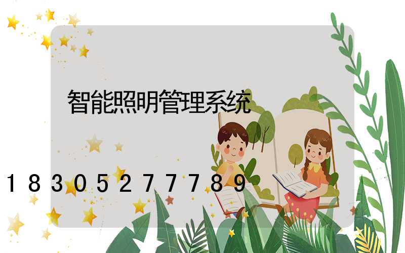 智能照明管理系统