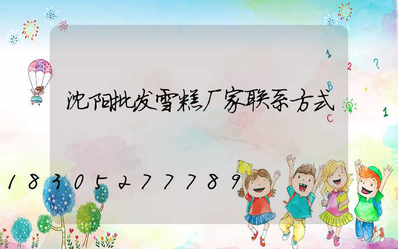 沈阳批发雪糕厂家联系方式