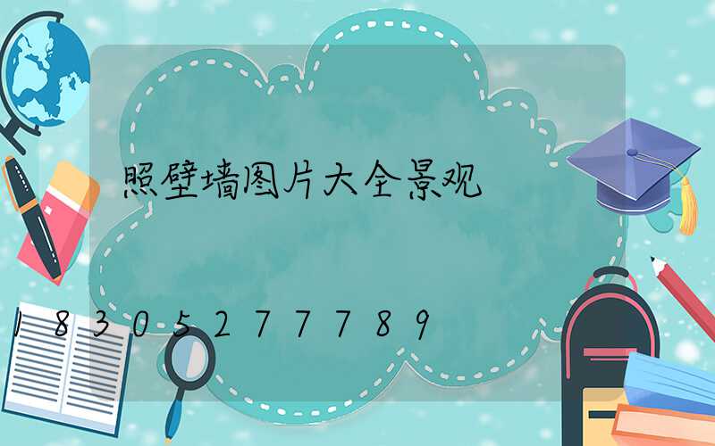 照壁墙图片大全景观