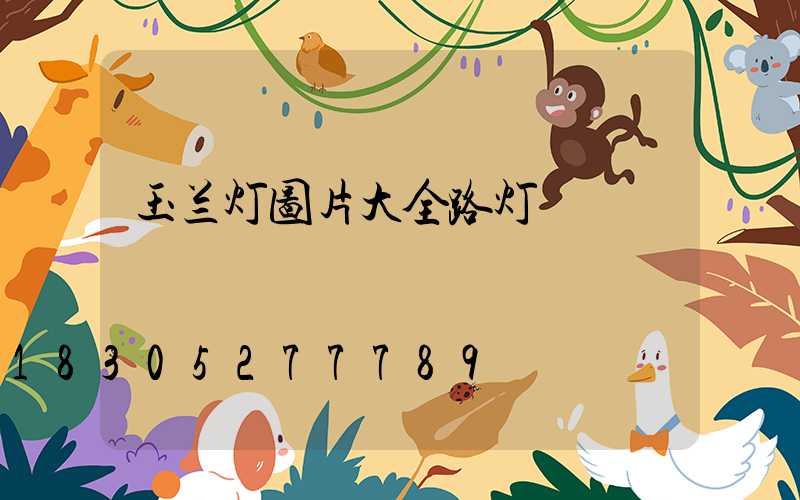 玉兰灯图片大全路灯