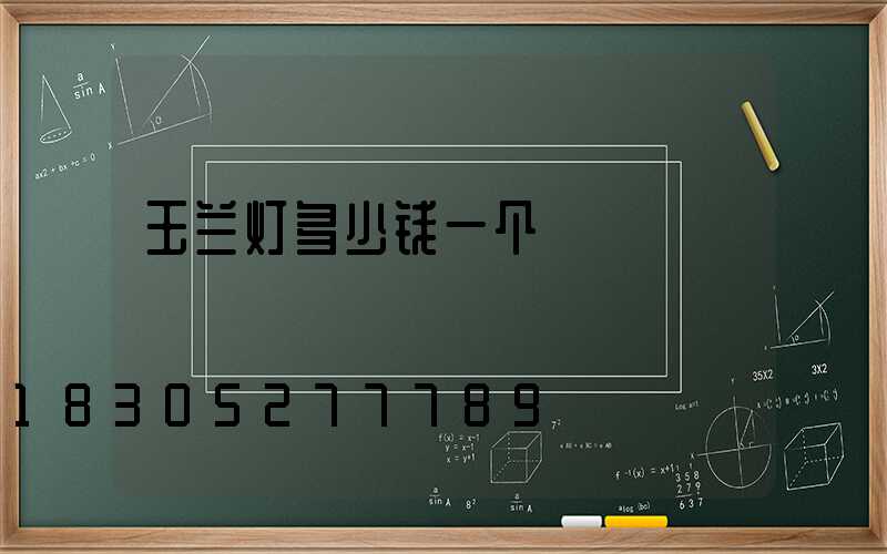玉兰灯多少钱一个