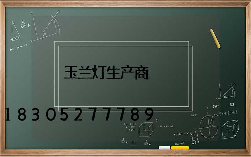 玉兰灯生产商