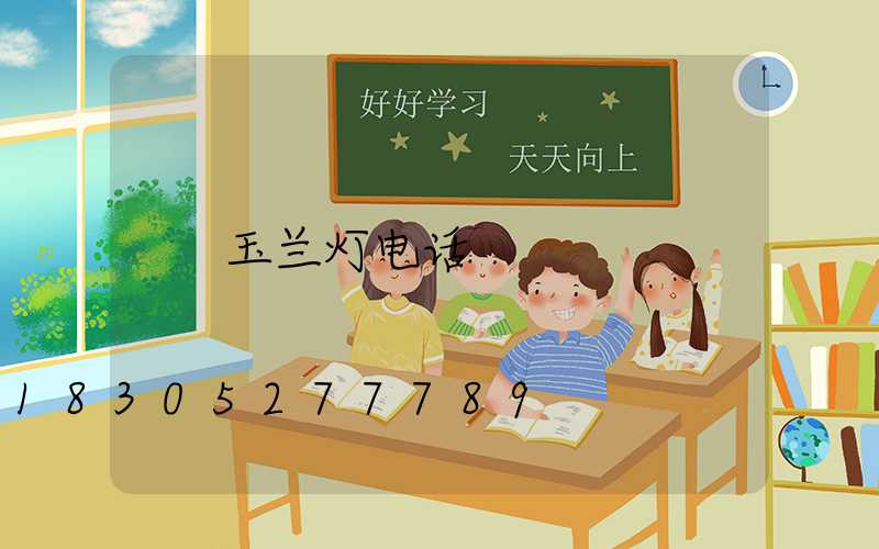 玉兰灯电话