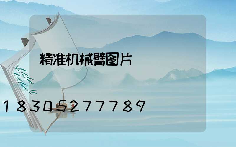 精准机械臂图片